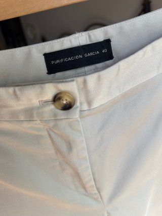 Pantalón Purificación García Beige