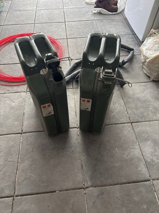 Bidón combustible 20L verde militar