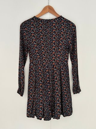 Vestido Okeysi estampado floral manga larga XS 34