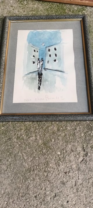 Quadro vintage carta 24/50