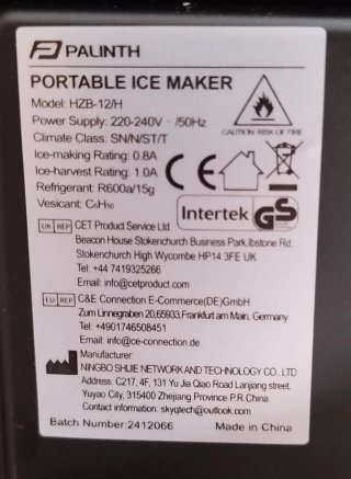 Máquina de hacer hielo