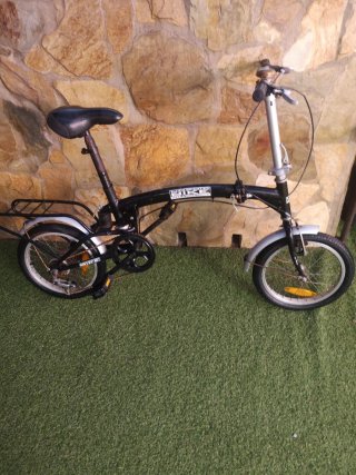 Bicicleta Plegable Negra.Perfecta para usarla.
