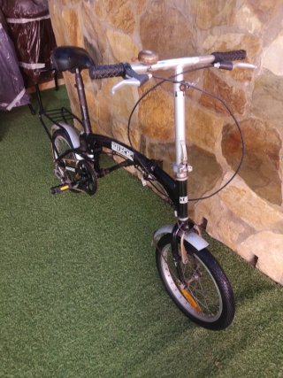 Bicicleta Plegable Negra.Perfecta para usarla.