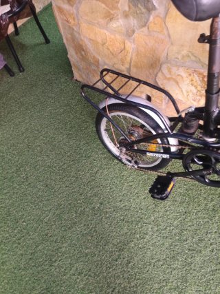 Bicicleta Plegable Negra.Perfecta para usarla.