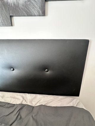 Cabecero Cama Polipiel Negro |Cama 150cm