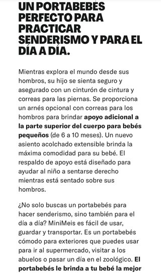 Portabebés Minimeis G4