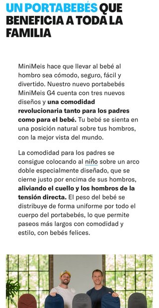 Portabebés Minimeis G4