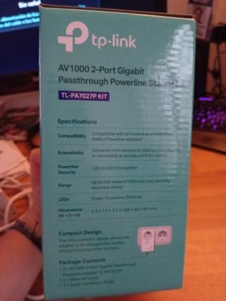 Kit PLC TP-Link TL-PA7027P con WiFi