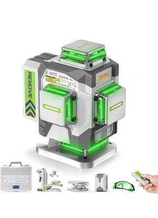 Huepar Pro Nivel Láser 4x360°