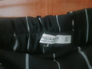 Pantalón corto rayas cintura elástica