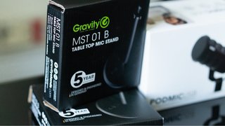 Pack 2 RØDE PodMic USB + soportes Gravity + XLR