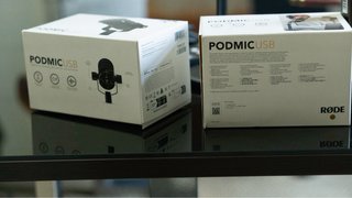 Pack 2 RØDE PodMic USB + soportes Gravity + XLR