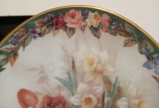 Plato Ovalado Porcelana Lena Liu Flores, bradford