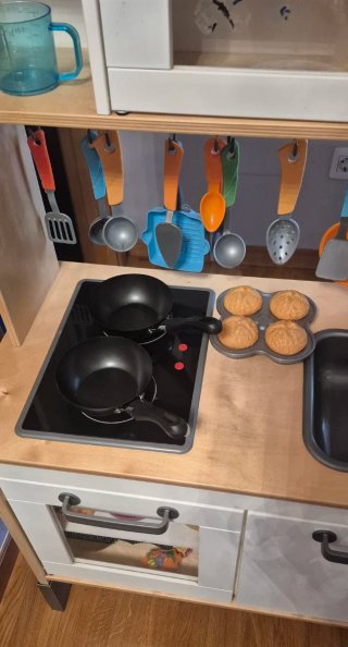 Cocina infantil de madera Ikea