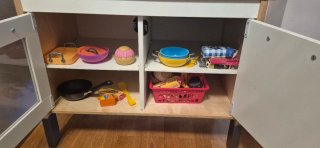 Cocina infantil de madera Ikea