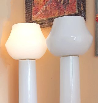 Dos Lámparas XXXL Carlo Nason Murano Vintage 70s