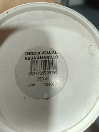 Pintura vial Jallut Amarillo. Pintura vados.