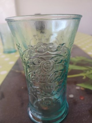 Lote 6 Vasos Vintage Coca-Cola Vidrio