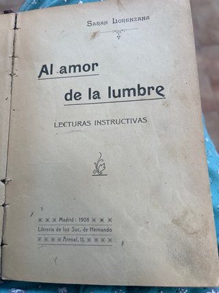 Al Amor de la Lumbre (Cuento editado en 1908)