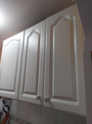 Puertas de armario de cocina blanco