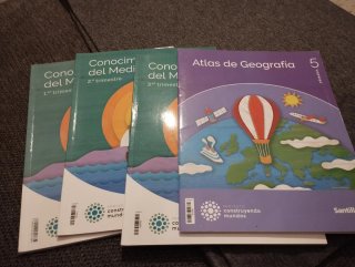 Libros 5°. Santillana. "Conocimiento del medio"