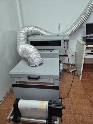 Impresora DTF 30cm, 2 Cabezales Epson
