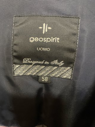 Parka Geospirit Azul Marino Talla M Pluma