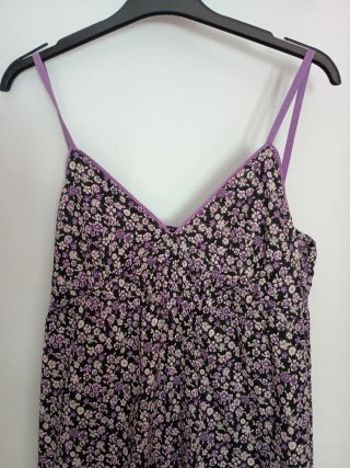 Vestido largo floral juvenil