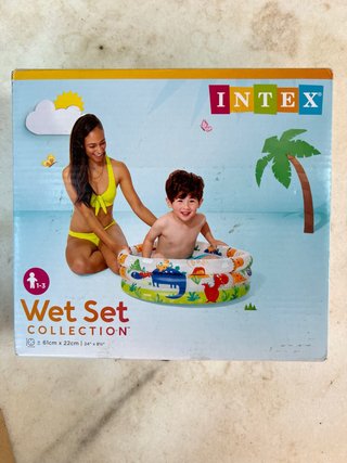 Piscina hinchable Intex Wet Set 61x22cm
