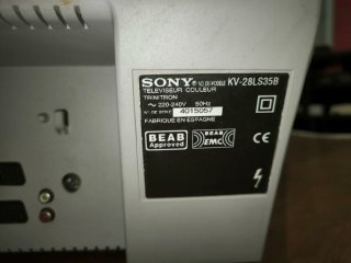 Televisor Sony Trinitron Plata