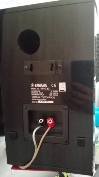 Monitores Yamaha NS333 Negro/Plata