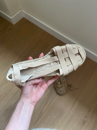 Alpargatas Pull&Bear Beige Talla 36