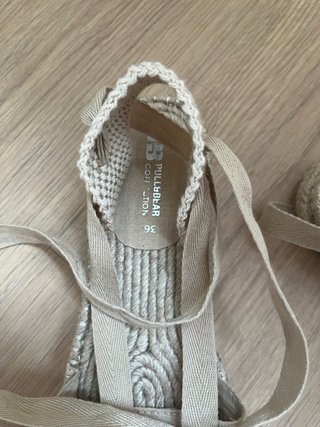 Alpargatas Pull&Bear Beige Talla 36