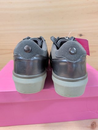 Zapatillas You Young Coveri Mujer 36 Gris Plateado