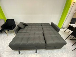 Sofá Gris con Cama y Gran Arcón | Oferta