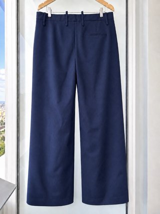 Pantalón Zara Woman Raya diplomática azul