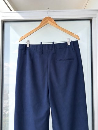 Pantalón Zara Woman Raya diplomática azul
