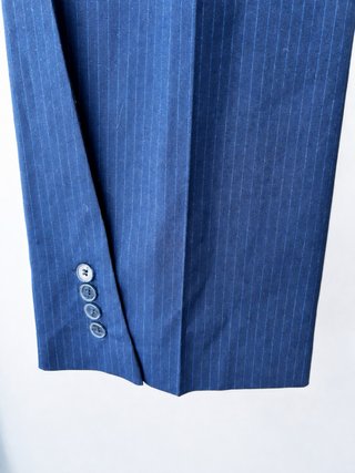 Pantalón Zara Woman Raya diplomática azul