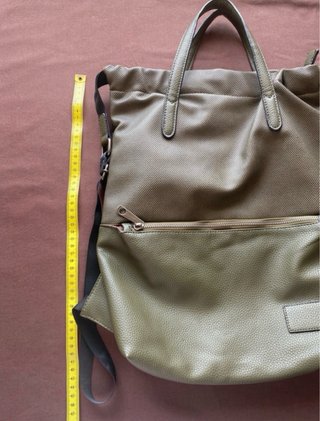 Bolso Mochila Antirrobo Verde Sin Estrenar