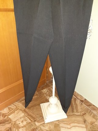 Made Italy Pantaloni Lana Vita Alta Vintage