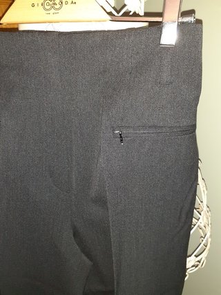 Made Italy Pantaloni Lana Vita Alta Vintage