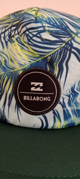 Gorra Billabong multicolor y verde