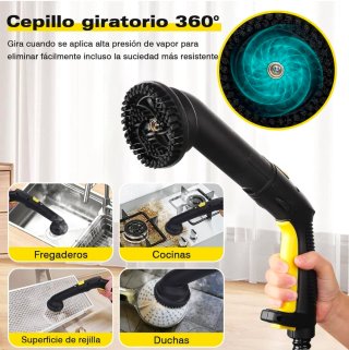 Limpieza a vapor 360°
