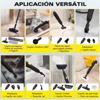Limpieza a vapor 360°