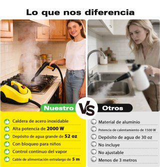 Limpieza a vapor 360°