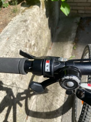 Bicicleta MTB Btwin Blanca/Roja
