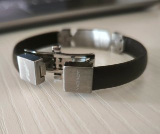 Pulsera Viceroy Hombre Plata y Negro