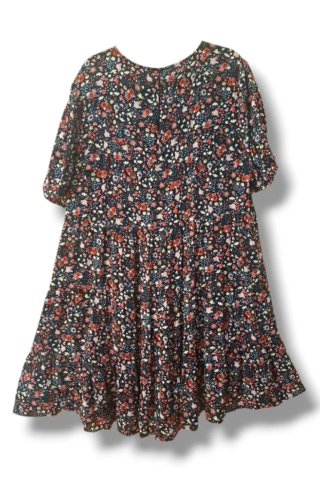 Vestido floral negro  talla 48