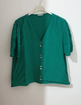 Blusa verde talla XL