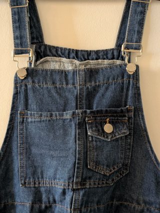2 Petos Maternidad Shein (Azul y Marrón) Talla M